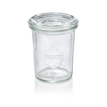 12x Weck Glas Mini-Sturzglas mit Deckel Overturn 160 ml