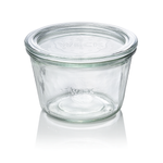 6x Weck Glas Sturzglas mit Deckel Overturn 370 ml