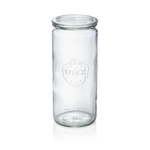 6x Weck Glas Zylinderglas mit Deckel Cylinder shape 1,04 l