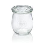 12x Weck Glas Mini-Tulpenglas mit Deckel Tulip 220 ml