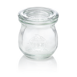 12x Weck Glas Mini-Tulpenglas mit Deckel Tulip 75 ml