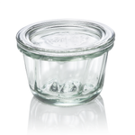 12x Weck Glas Gugelhupfglas mit Deckel Bundt cake 165 ml