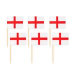 50 Flaggen Deko Picker England Georgskreuz St. George