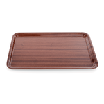 Tablett MDF Holzoptik eckig braun GN 1/1, 53 x 32,5 cm Tray 90 rutschhemmend