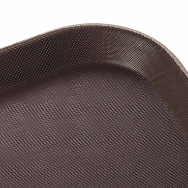 Tablett Gastro schwarz eckig 60 x 40 cm rutschhemmend PP