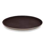 Tablett Gastro schwarz rund Ø 36 cm rutschhemmend PP