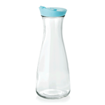 Glas Karaffe 26 cm, 1 l, blau
