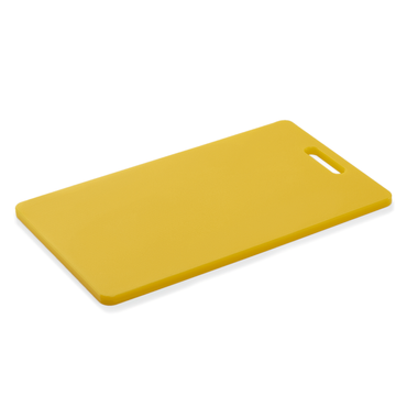 HACCP Schneidbrett mit Griffloch gelb 40 x 25 x 1,2 cm