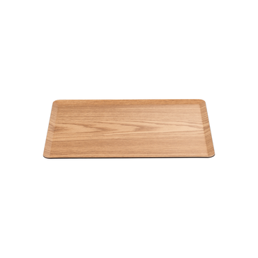 Non-Slip Gastro Tablett Holzoptik skandinavisches Design eckig 32 x 23,5 x 1,5 cm