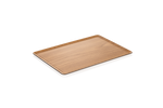 Non-Slip Gastro Tablett Holzoptik skandinavisches Design eckig 40 x 28 x 1,5 cm