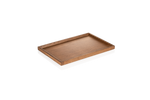 Non-Slip Gastro Kaffe Tablett Holzoptik skandinavisches Design eckig 35 x 24 x 2 cm
