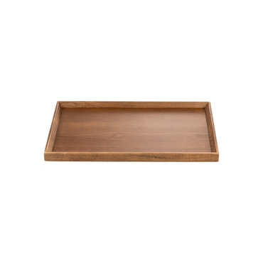 Non-Slip Gastro Kaffe Tablett Holzoptik skandinavisches Design eckig 40 x 28 x 2 cm