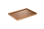 Non-Slip Gastro Kaffe Tablett Holzoptik skandinavisches Design eckig 44 x 32 x 2 cm