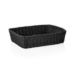 Systemkorb Korb schwarz Gastro 40 x 30 x 10 cm, Polypropylen