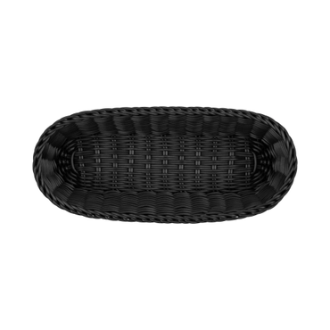 Baguettekorb Korb schwarz Gastro 40 x 16 x 8 cm, Polypropylen