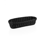 Baguettekorb Korb schwarz Gastro 40 x 16 x 8 cm, Polypropylen