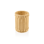 Besteckkorb hellbeige Gastro rund ø 12 cm, Polypropylen