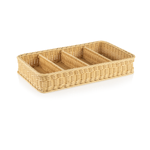 GN 1/1 Besteckkorb hellbeige Gastro, Polypropylen