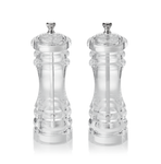 Salz-/Pfeffermühlen Set Acryl, 15 cm Classic Mill Keramikmahlwerk