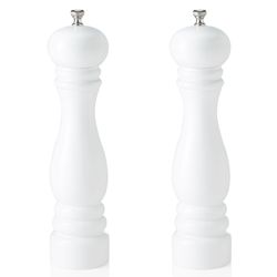 34592-2x-Salzmuehle-und-2x-Pfeffermuehle-weiss-glaenzend--25-cm--Gummibaumholz--Classic-Mill-4-tlg--Set.jpg 34592-2x-Salzmuehle-und-2x-Pfeffermuehle-weiss-glaenzend--25-cm--Gummibaumholz--Classic-Mill-4-tlg--Set.jpg