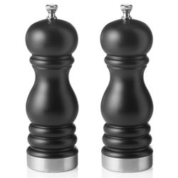 34610-2x-Salzmuehle-und-2x-Pfeffermuehle-schwarz-matt-Zierring--15-cm--Holz--Classic-Mill-Trim-4-tlg--Set.jpg 34610-2x-Salzmuehle-und-2x-Pfeffermuehle-schwarz-matt-Zierring--15-cm--Holz--Classic-Mill-Trim-4-tlg--Set.jpg