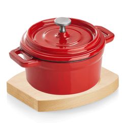 34626-4x-Cocotte-rot-Gusseisen----10-cm-mit-Deckel-emailliert---4x-Holzuntersetzer.jpg 34626-4x-Cocotte-rot-Gusseisen----10-cm-mit-Deckel-emailliert---4x-Holzuntersetzer.jpg
