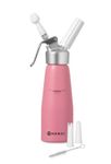 Sahnespender, HENDI, 0,5L, Pastellrosa, ⌀80x(H)260mm