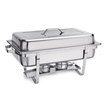 Chafing Dish Edelstahl GN 1/1 inkl 2 Brennpastenbehältern