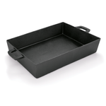 Bräter mit Griffen 40 x 28 x 7,5 cm Gusseisen
