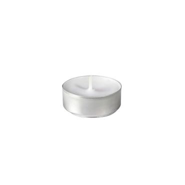 1000x Duni Teelichte, 4 Std. Ø 39 mm 4 Std. Weiß Pflanzenöl-Mischung