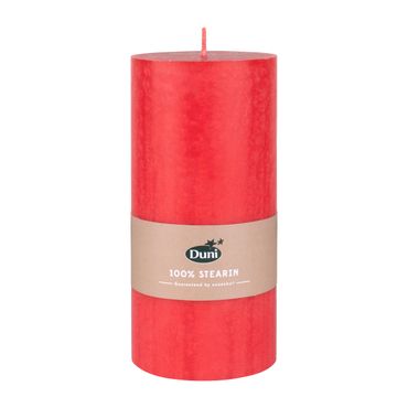 12x Duni Stumpenkerzen 150 x Ø 70 mm 50 Std. Rot Stearin