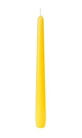 100x Duni Leuchterkerzen, getaucht 245 x Ø 22 mm 7,5 Std. Gelb Paraffin/Stearin Mix