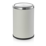 Abfalleimer 9 L beige pulverbeschichtet Metall