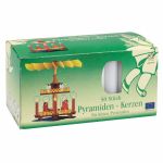 Pyramidenkerzen weiß 14x70mm 50 Stück