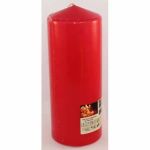Stumpenkerze rot 80x200mm