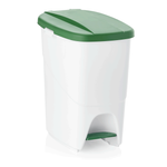 Tretabfallbehälter grün 25 L Mülleimer, Polypropylen, Klick-System, erweiterbar