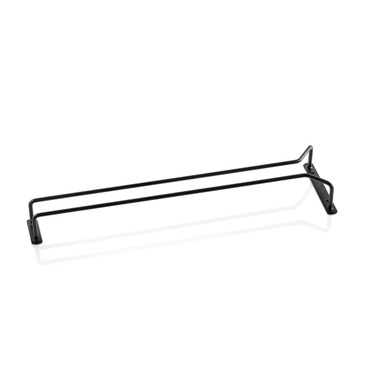 Gläserschiene 41,5 cm Eisen schwarz pulverbeschichtet