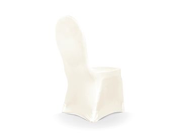 Stuhlhusse / Stuhlbezug, creme Matt
