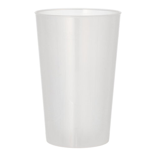 Mehrweg-Trinkbecher PP 0,5 l Ø 9,2 cm · 13,9 cm transluzent extra stabil