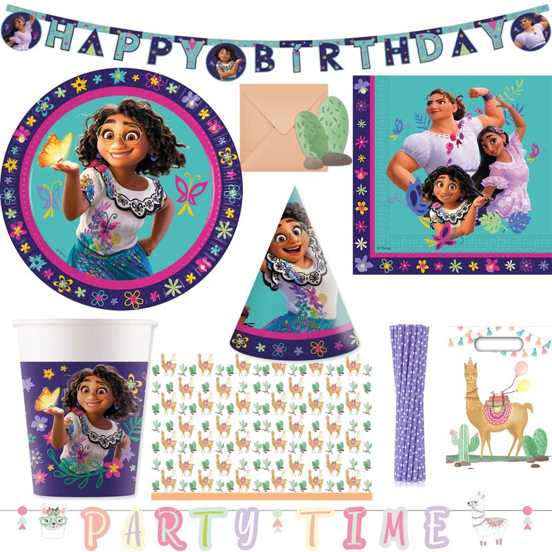 Deko-Beispiel aus dem Shop: XXL Partyset Encanto Geburtstagsdeko Deko Kindergeburtstag Partyartikel Geburtstag
