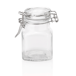 6x Bügelverschlussglas Deckel mit Dichtung 100 ml Einmachglas Ø 4 cm