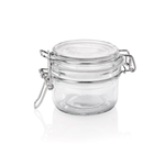 3x Bügelverschlussglas Deckel mit Dichtung 150 ml Einmachglas Ø 8 cm