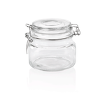 2x Bügelverschlussglas Deckel mit Dichtung 500 ml Einmachglas Ø 11 cm