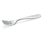 12x Kindergabel Marie Pinguin, Kinderbesteck Edelstahl 18/10, Gabel 14 cm