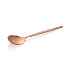 12x Suppenlöffel ALEX BRONZE, mit bronze, matte PVD Beschichtung, 18 cm, Chromnickelstahl 18/10