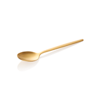 12x Dessertlöffel ALEX GOLD, mit gold, matte PVD Beschichtung, 16 cm, Chromnickelstahl 18/10