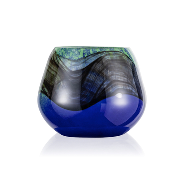 Fusion Lagoon YUYU, Windlicht, Kerzenhalter, Ø 11 cm, Höhe 9 cm, Glas