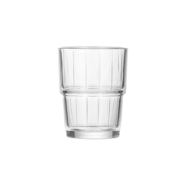 Lungo Set CURVED, 200 ml, Ø 8 cm, Set á 2 Stück, Borosilikatglas