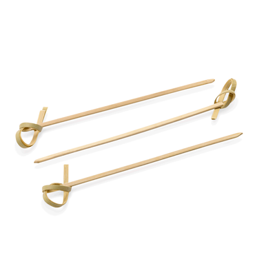Picker Set, 15 cm, Set á 100 Stück, Bambus