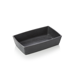 Buffetschale, 27 x 17 x 7 cm, schwarz, Porzellan
